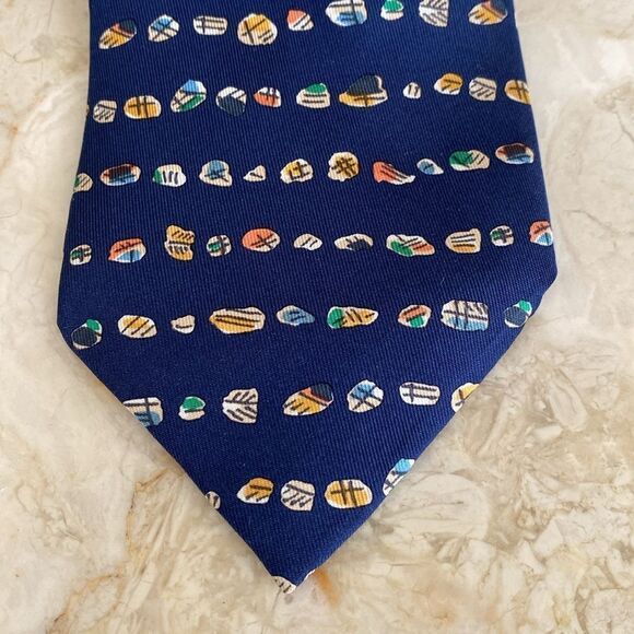 Hermes 100% Silk Tie - Picture 2 of 9